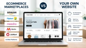 Ecommerce Marketplace vs Own Website