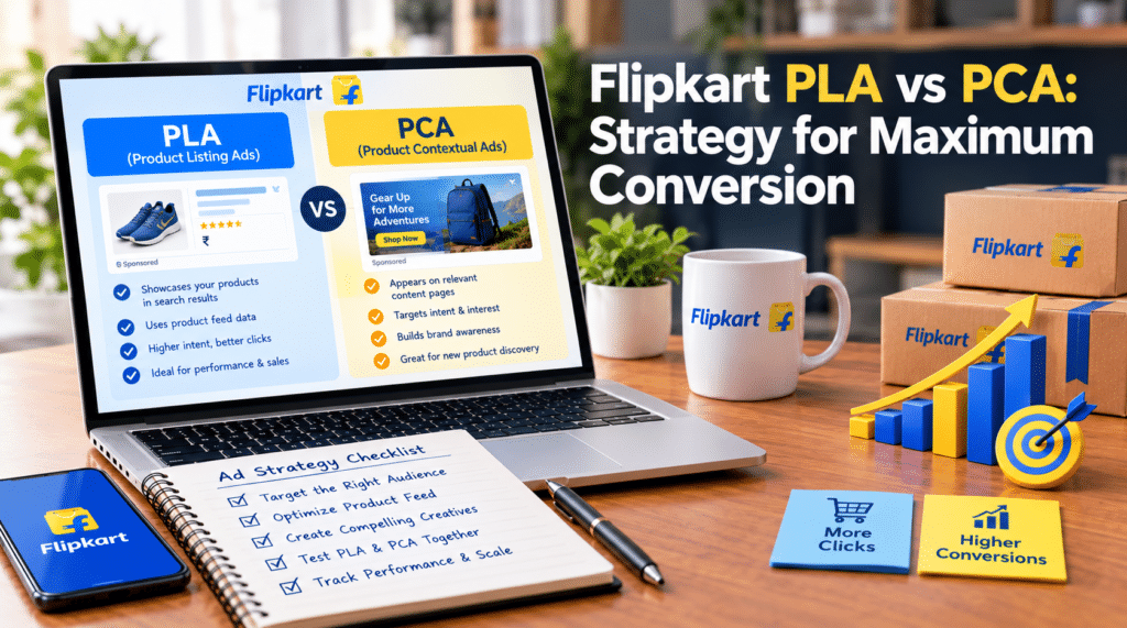 Flipkart PLA (Product Listing Ads) vs PCA (Product Contextual Ads): Strategy for Maximum Conversion